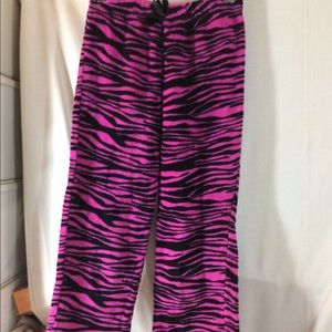 Girls Sz 6X SEVEN APPAREL Pink & Blk Pajama Pants